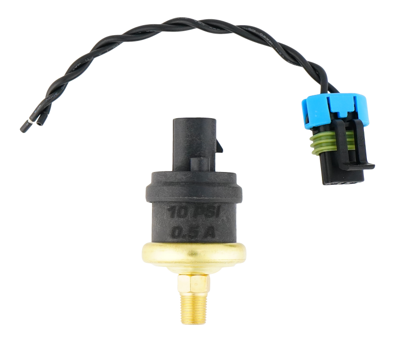 DeatschWerks DWK4-HOBBS-10 10 PSI Adjustable 1/8-Inch NPT Hobbs Switch with Pigtail