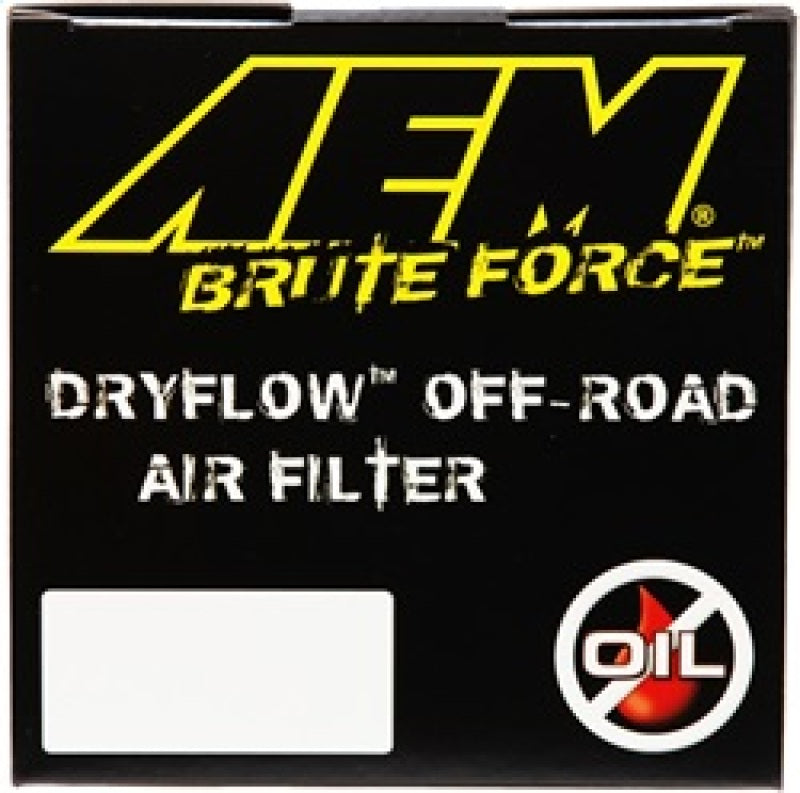 AEM Induction Brute Force Dryflow Round Tapered Air Filter 21-2047BF