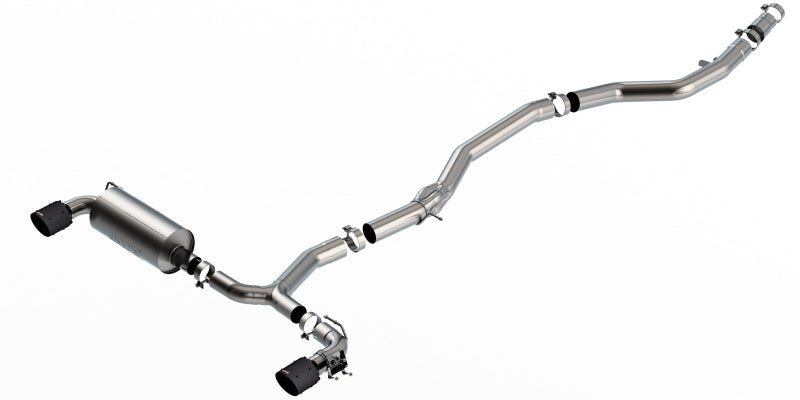 Borla ATAK Cat-Back Exhaust System with Carbon Fiber Tips, Part Number 140826CFBA, for 2020-2025 Toyota GR Supra 3.0L