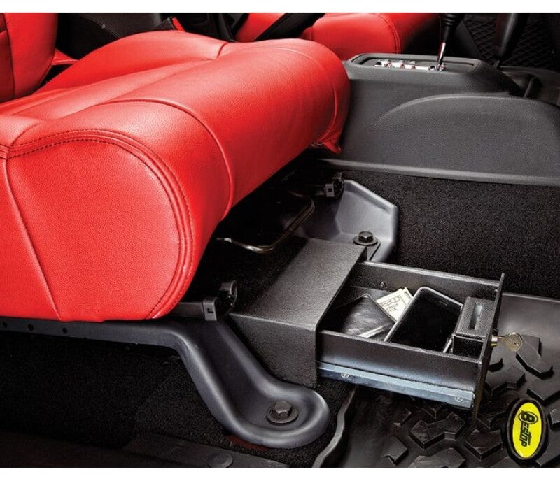 Bestop 07-18 Jeep Wrangler JK Passenger Side Underseat Lock Box