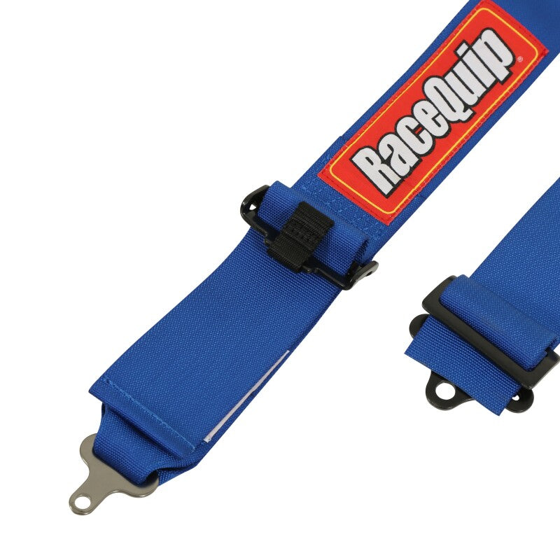 RaceQuip RQP741021RQP Blue SFI Camlock 5-Point Pull-Down Lap Seat Belt