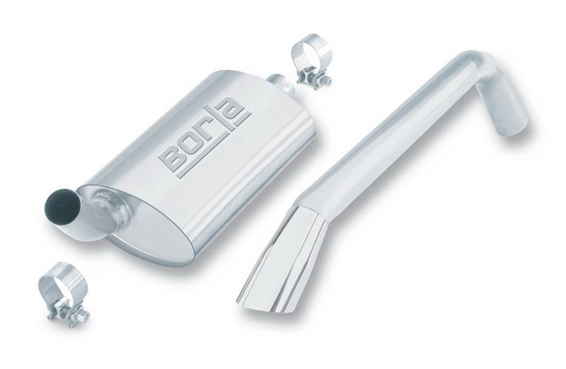 Borla 14572 Touring Cat-Back Exhaust System for 1981–1986 Jeep CJ-7 4.2L 6-Cylinder 4WD