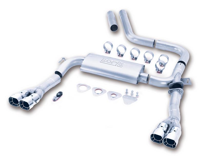 Borla 14780 S-Type Cat-Back Exhaust System for 1998-2002 Chevrolet Camaro and Pontiac Firebird 5.7L V8