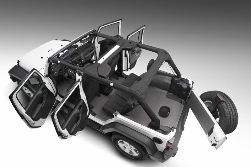 Husky Liners Guardian Impact Jeep Liner for 2010-2012 Jeep Wrangler JKU - Full Coverage Protection