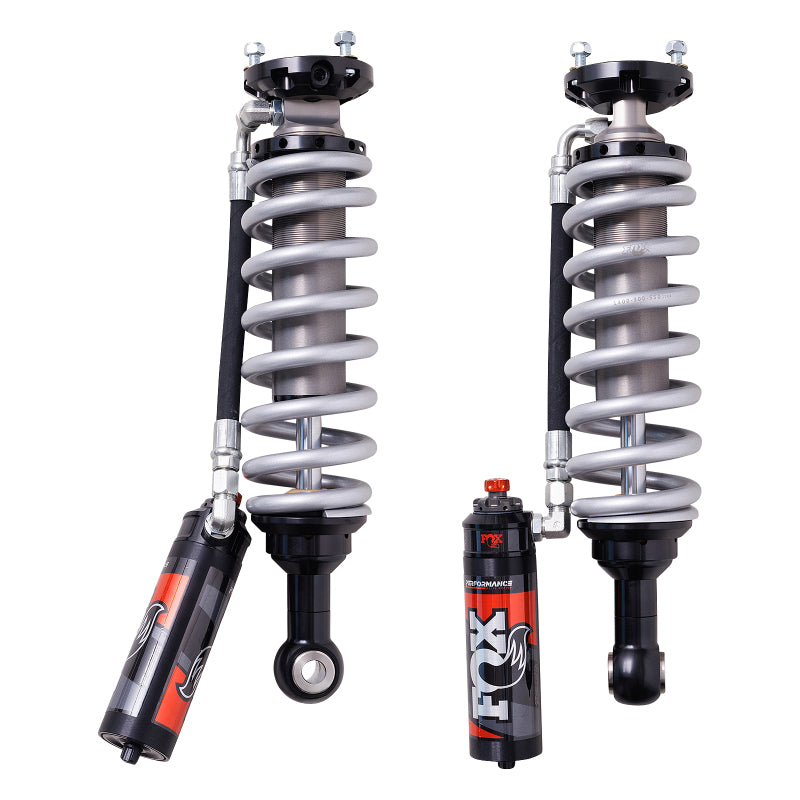 FOX 883-06-235 Performance Elite Front Remote Reservoir Coilovers for 2016–2019 Toyota Hilux, 2–3 in. Lift