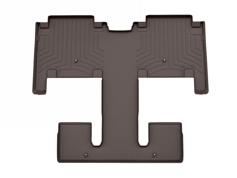 WeatherTech DigitalFit Rear and Third-Row FloorLiner Cocoa for 2024–2025 Kia EV9, Part WET4718602