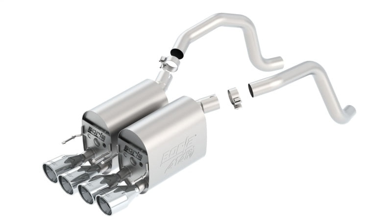 Borla 11816 ATAK Axle-Back Exhaust System for 2005-2008 Chevrolet Corvette C6