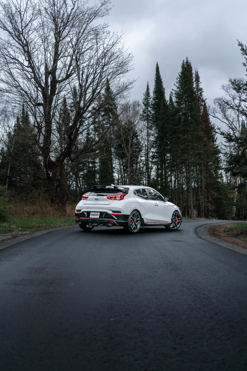MBRP Armor Pro S47063CF Cat-Back Exhaust System for 2019-2022 Hyundai Veloster N