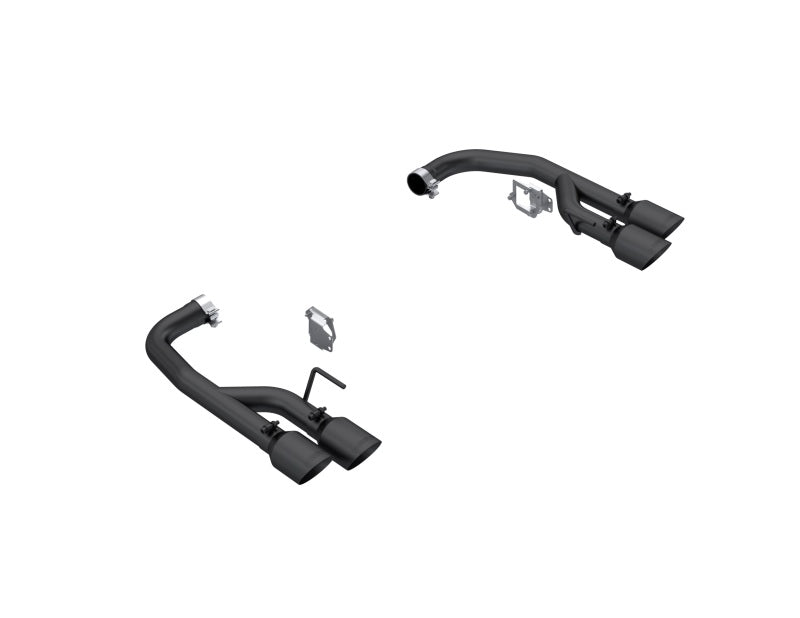 MBRP S7281BLK Armor BLK Axle-Back Exhaust System for 2024-2026 Ford Mustang GT 5.0L