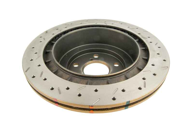 DBA DBA4653XS 4000 Series XS Rear Drilled and Slotted Brake Rotor for Subaru Legacy and WRX