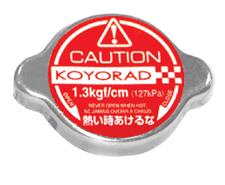 Koyo Hyper Radiator Cap Type A Red 1.3 Bar Deep Plunger, Part koySK-C13