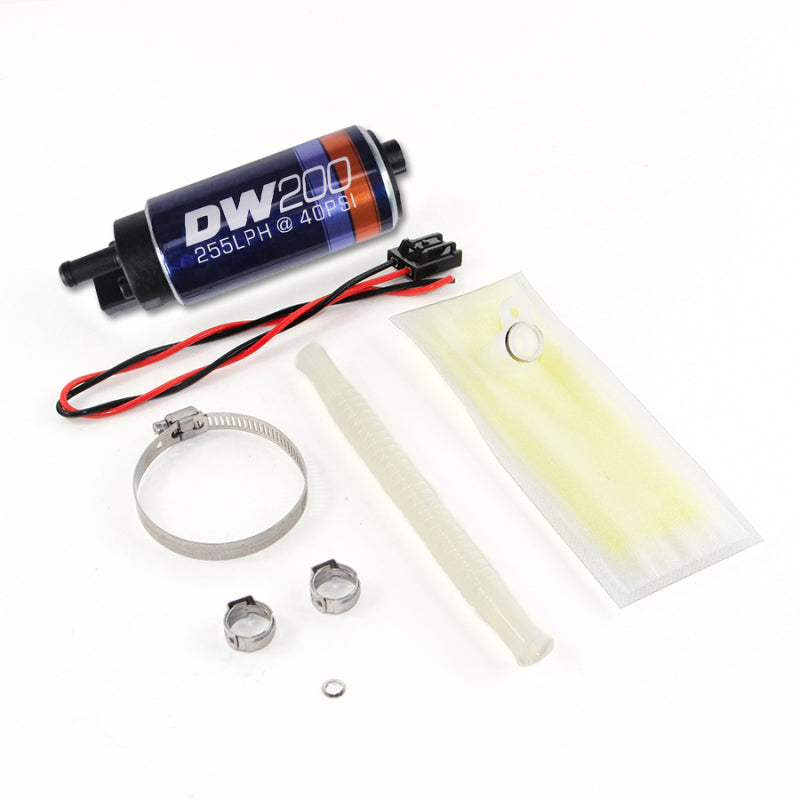 DeatschWerks DWK9-201-1031 DW200 255 LPH In-Tank Fuel Pump with Install Kit for BMW E36 and E46