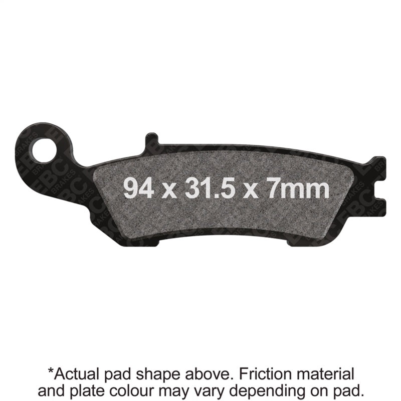 EBC Powersports FA450X Carbon X Front Brake Pads for Yamaha YZ250F and YZ450F
