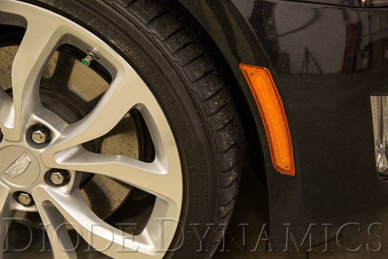 Diode Dynamics DD5064 LED Sidemarkers for 2014-2019 Cadillac CTS Non-V, Clear Lens Pair