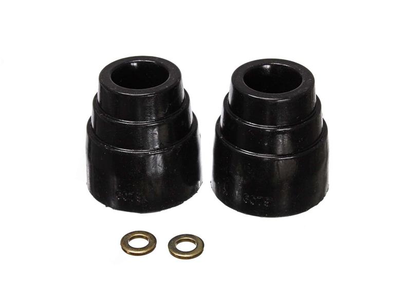 Energy Suspension eng9.9135G Universal Stepped Bump Stop Set - Black