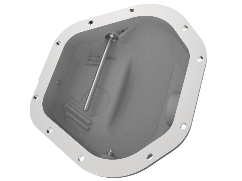 aFe Pro Series Dana 60 Front Differential Cover, Black with Machined Fins, Part Number 46-71100B