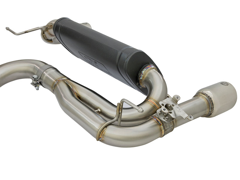 aFe MACH Force-Xp Cat-Back Exhaust System with Polished Tips for BMW 340i and 440i, Part Number 49-36334-P