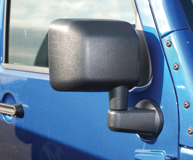 Bestop 07-18 Jeep Wrangler JK Door Mirror Set (Black ABS Composite, Not Powered)