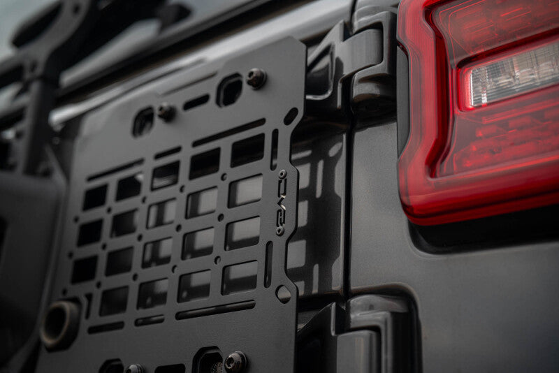 DV8 Offroad Tailgate Reinforcement Molle Panel for 2018-2025 Jeep Wrangler JL - dveTCJL-04