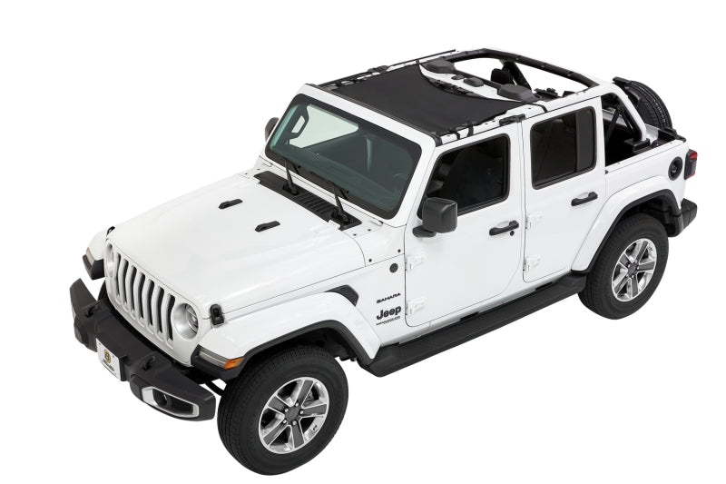 Bestop Sun Targa Bikini Mesh Top for Jeep 2020-2026 Gladiator and Wrangler JL - Part #bes52410-11