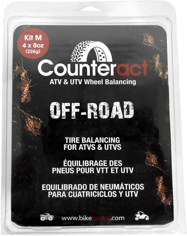Counteract ATV/UTV Balancing Bead DIY Kit - 4 Bags of 8oz by Counteract