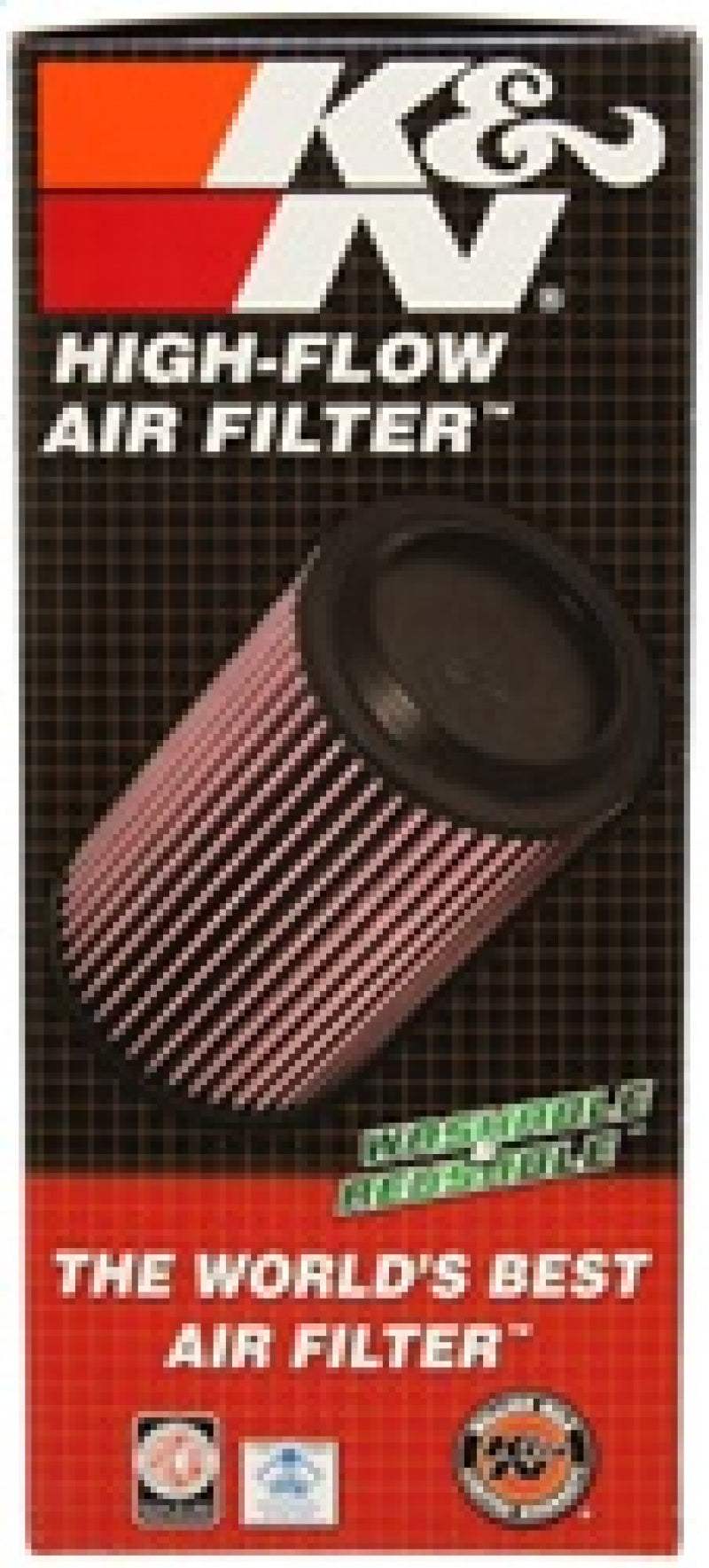 K&N Engineering E-1986 High-Flow Replacement Air Filter for Chevrolet Express and GMC Savana 2500