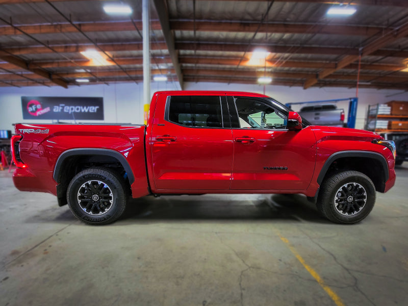 aFe CONTROL 1.875-Inch Front Leveling Kit, Red, for 2022–2026 Toyota Tundra 3.4L V6 – Part Number 416-72T005-R