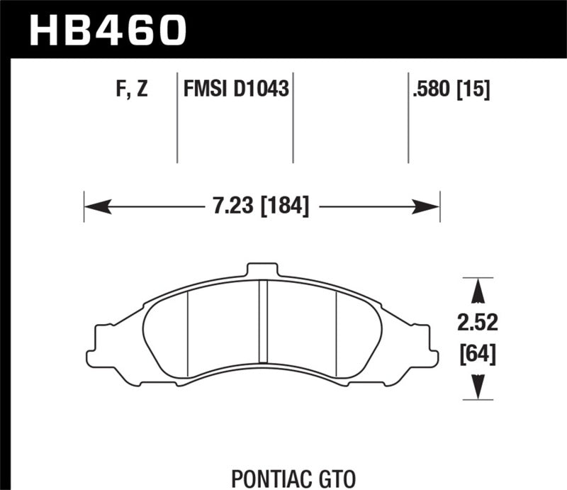 HAWK Ceramic Brake Pad Sets