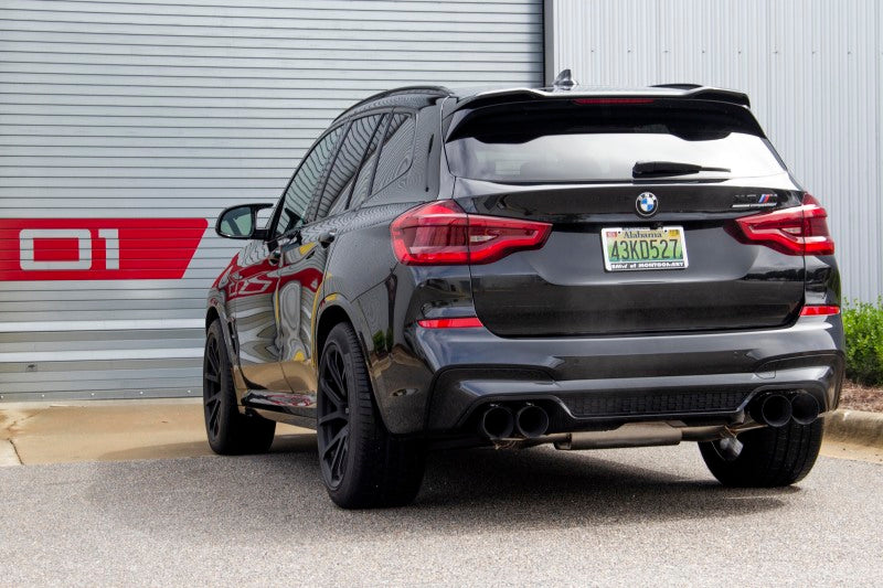 Dinan DNND660-0086-BLK Free Flow Axleback Exhaust System with Black Tips for BMW X3 and X4 (2020-2022)