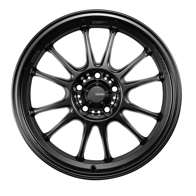 Konig Hypergram 18x12 5x120 ET20 Matte Black Cast Wheel