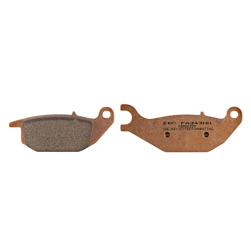 EBC Powersports FA343HH Double-H Sintered Brake Pads for 2004-2010 Honda CBR125R
