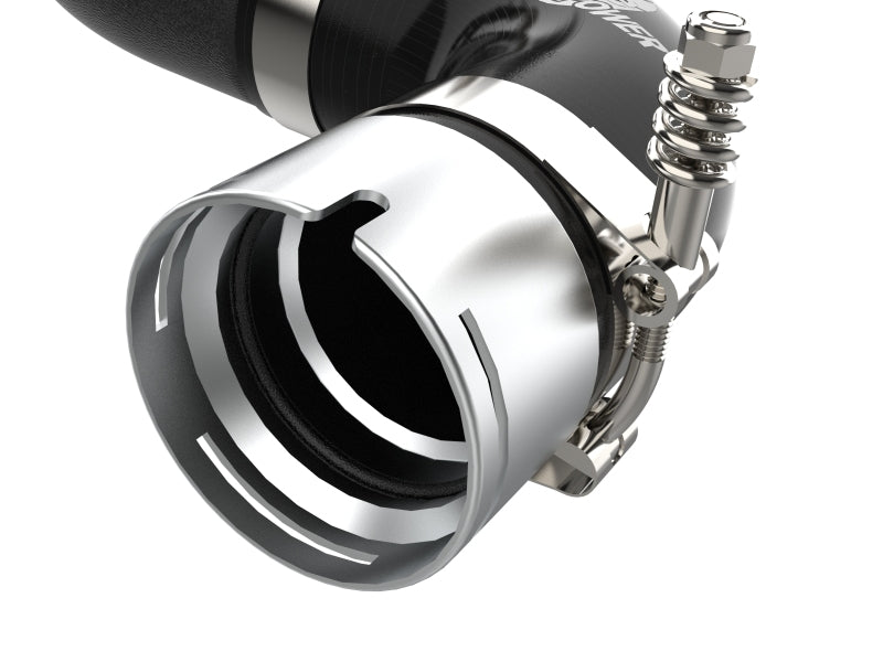 aFe BladeRunner 3-Inch Aluminum Hot Charge Pipe Kit, Black, Kia Stinger and Genesis G70 V6 3.3L Twin-Turbo