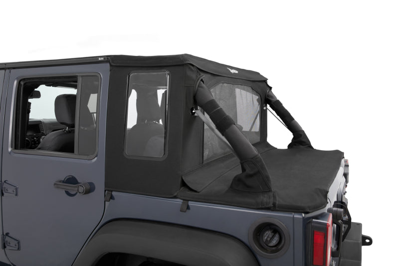 Bestop Halftop Conversion Kit for Jeep Wrangler JK 4-Door 2007-2018 - Black Diamond
