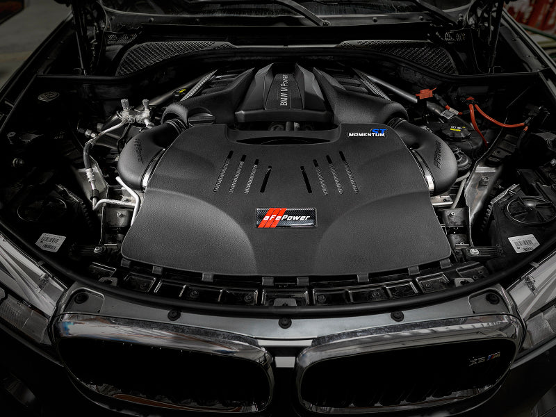 aFe Power Momentum ST Cold Air Intake System with Pro DRY S Filter for 2015-2019 BMW X5 M and X6 M 4.4L V8 S63 - 50-40045D