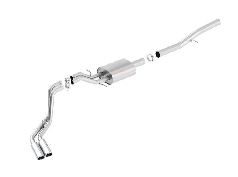 Borla ATAK Cat-Back Exhaust System for 2014–2018 Chevrolet Silverado 1500 and GMC Sierra 1500 6.2L V8, Part Number 140577