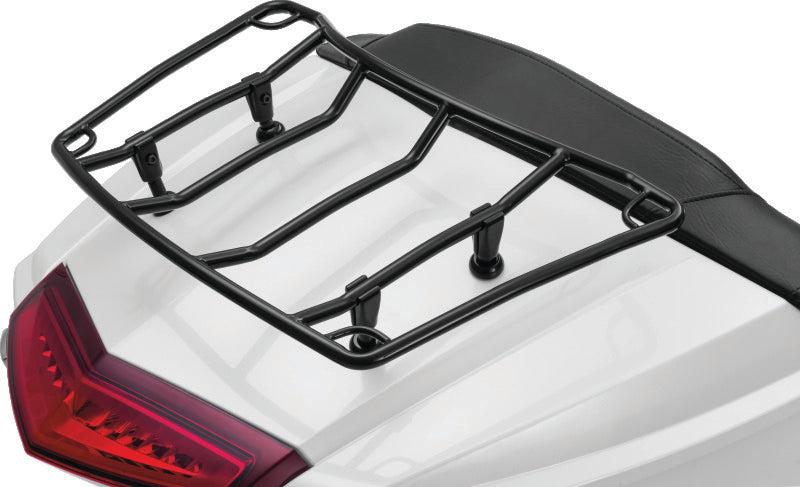 Kuryakyn 7149 Adjustable Gloss Black Trunk Luggage Rack
