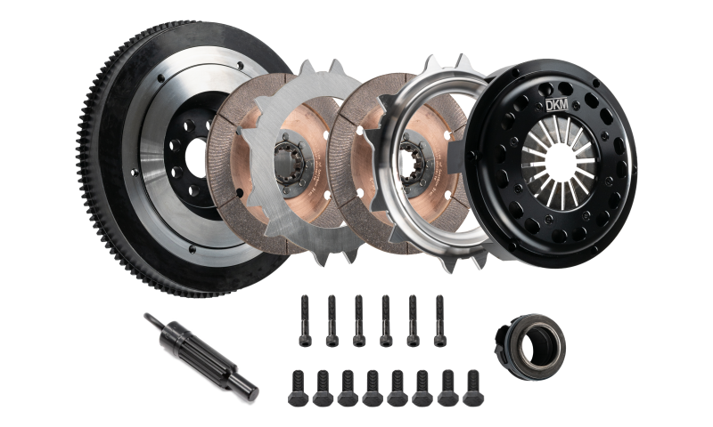 DKM Clutch 01-06 Mini Cooper/Cooper S R53 184mm Ceramic Twin Disc MR Clutch Kit w/Flywheel