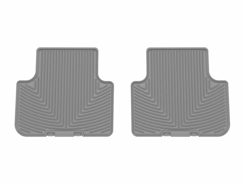 WeatherTech 17-25 Audi Q7 2nd Row Rear All-Weather Floor Mats - Gray