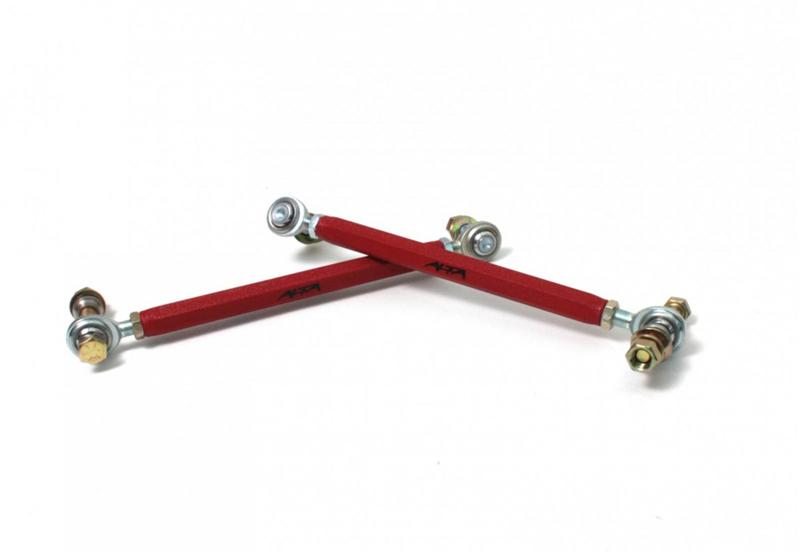 Alta Adjustable Rear Endlinks Pair for 2002-2012 Mini Cooper, Cooper S, JCW and Clubman - Red (AMP-SUS-415)