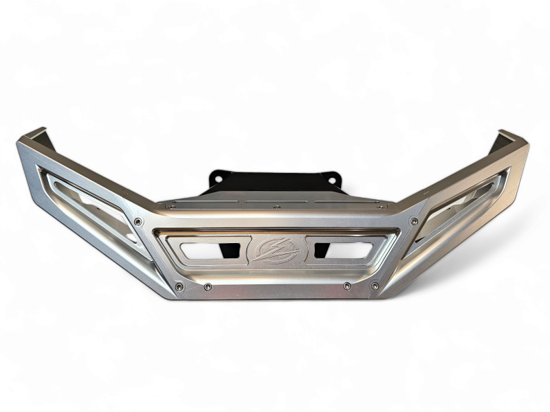 Elektric Offroad 2022-2025 Polaris RZR Pro R Billet Aluminum Front Winch Bumper with Clear Anodized Finish