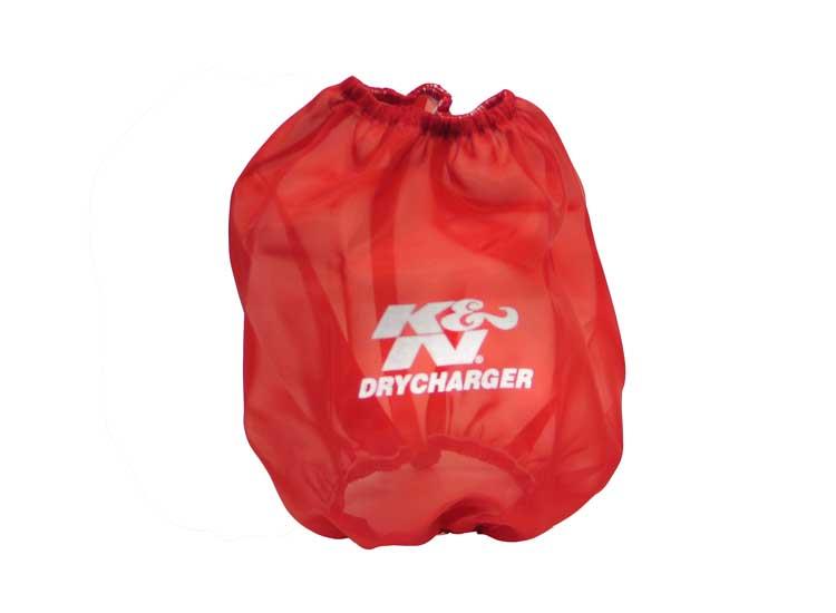 K&N Engineering RF-1041DR Round Tapered Drycharger Air Filter Wrap, Red