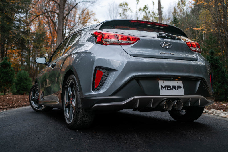 MBRP S4705AL Armor Lite Cat-Back Exhaust System for 2019-2021 Hyundai Veloster Turbo