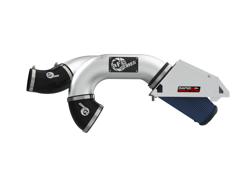 aFe Rapid Induction Pro 5R Cold Air Intake System with Brushed Aluminum Tubes for 2021-2026 Ford F-150 Raptor 3.5L V6 Twin-Turbo