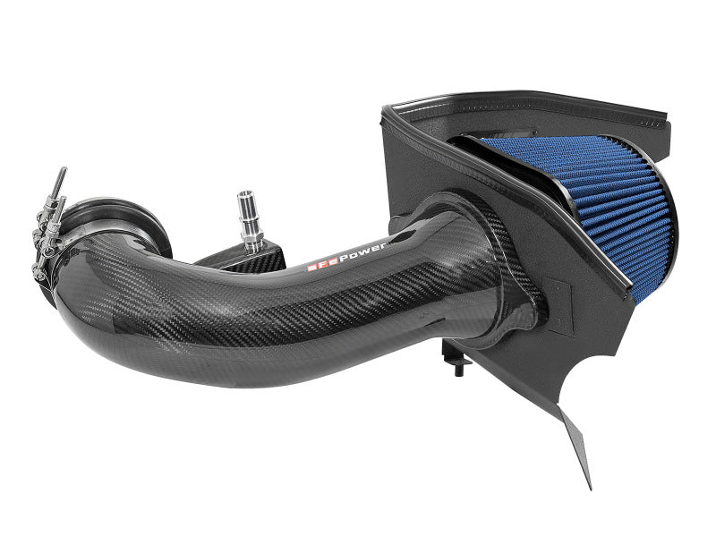 aFe Track Series Carbon Fiber Pro 5R Cold Air Intake System for 2016-2024 Chevrolet Camaro SS 6.2L V8 - Part 57-10005R