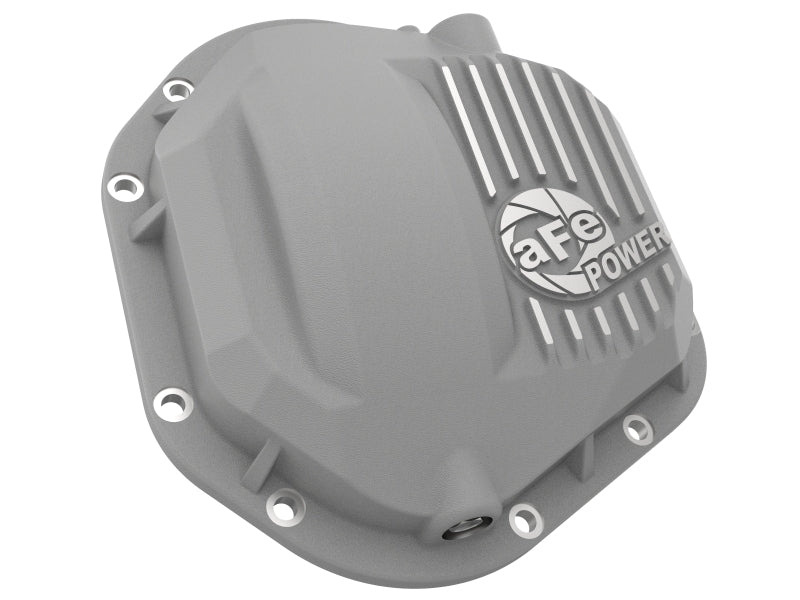 aFe POWER Street Series Dana 60 Front Differential Cover, Raw with Machined Fins, Part Number 46-71100A