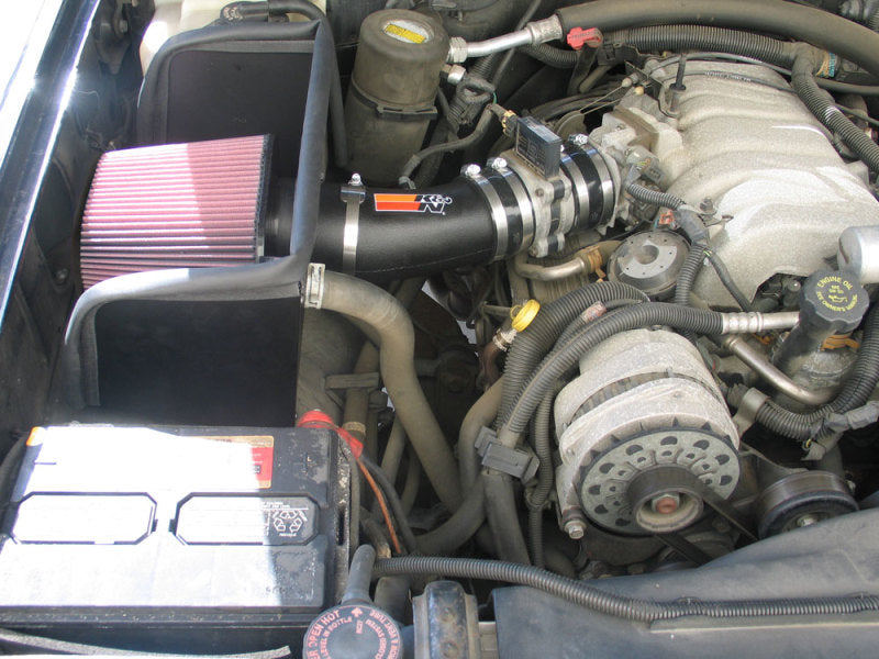 K&N 57-3016-1 Performance Cold Air Intake Kit for 1996-2000 Chevy/GMC Pickup 7.4L V8