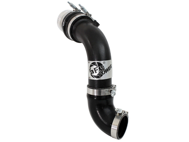 aFe BladeRunner 3-Inch Aluminum Cold Charge Pipe, Black, Part Number 46-20149-B, for 2011-2016 Ford 6.7L Power Stroke Diesel Trucks