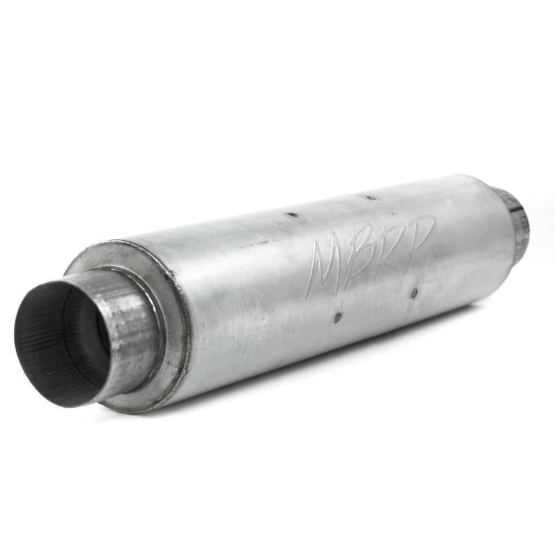 MBRP Armor Lite Quiet Tone Diesel Muffler M1004A, 4-Inch Inlet and Outlet