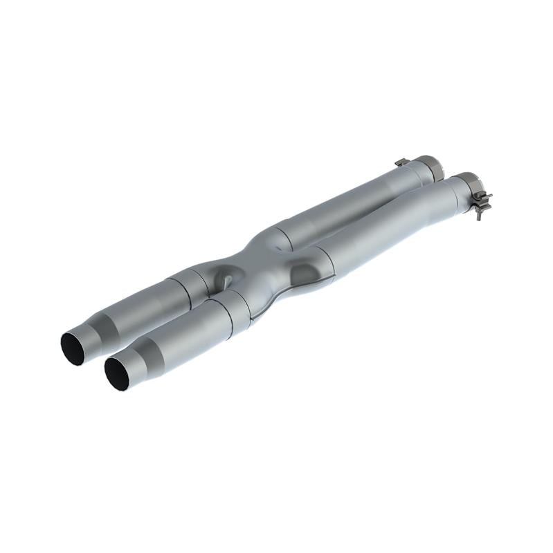 MBRP S7215409 Armor Plus 3-Inch Resonator Delete X-Pipe for 2015-2019 Ford Mustang Shelby GT350