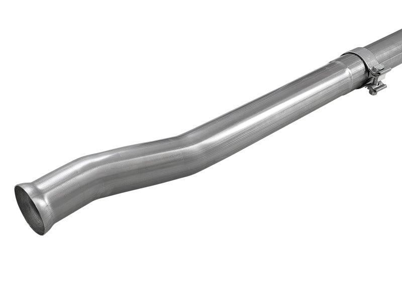 aFe MACH Force-Xp 49-48077 2.5-Inch 409 Stainless Steel Mid-Pipe with Resonator Delete for 2018-2026 Jeep Wrangler JL 3.6L